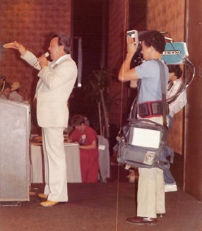 Ronnie Garner, Sr. conducting an auction in Dallas